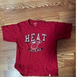 Miami Heat T-Shirt USED Youth Large